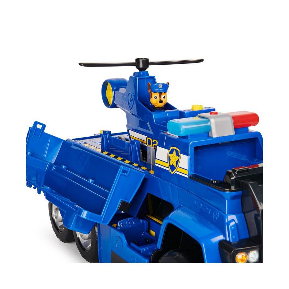 Spin Master  Paw Patrol 5-In-1-Polizeifahrzeug Von Chase, 4 Mini Fahrzeuge Plus Polizeicruiser Plus Chase Figur 