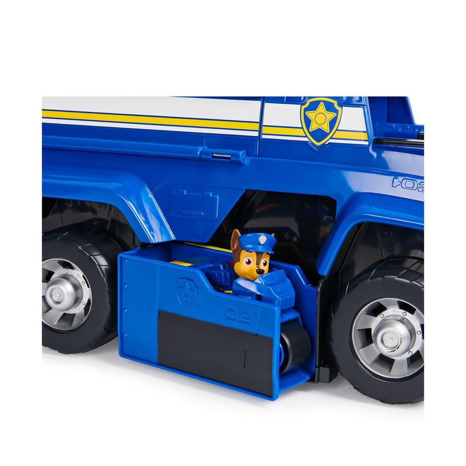 Spin Master  Paw Patrol 5-In-1-Polizeifahrzeug Von Chase, 4 Mini Fahrzeuge Plus Polizeicruiser Plus Chase Figur 