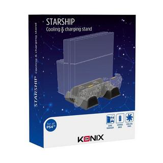 KONIX Mythics Cooling + Charging Stand - Starship (PS4) Stazione di ricarica 