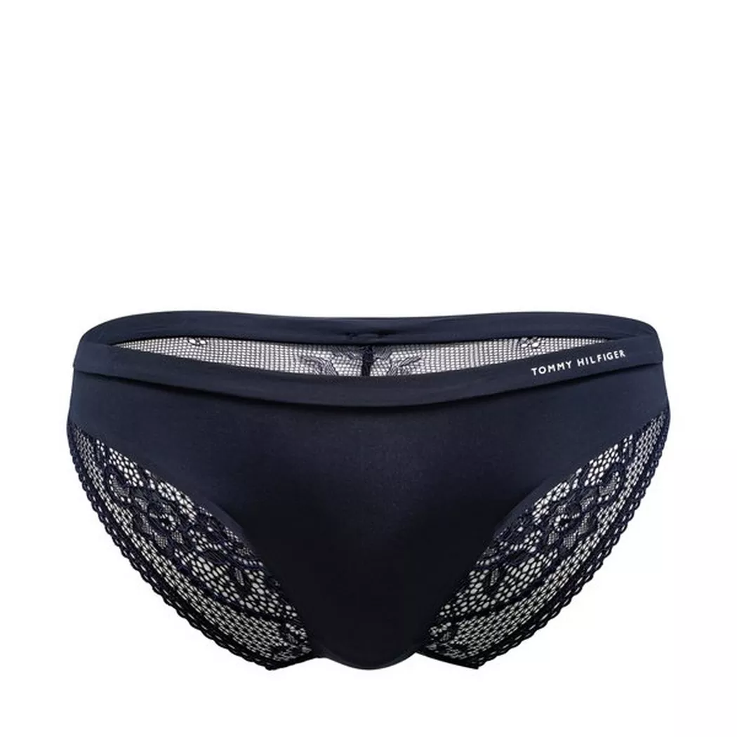 Tommy Hilfiger - Slip mit Spitze, für Damen, Nachtblau, Größe XS