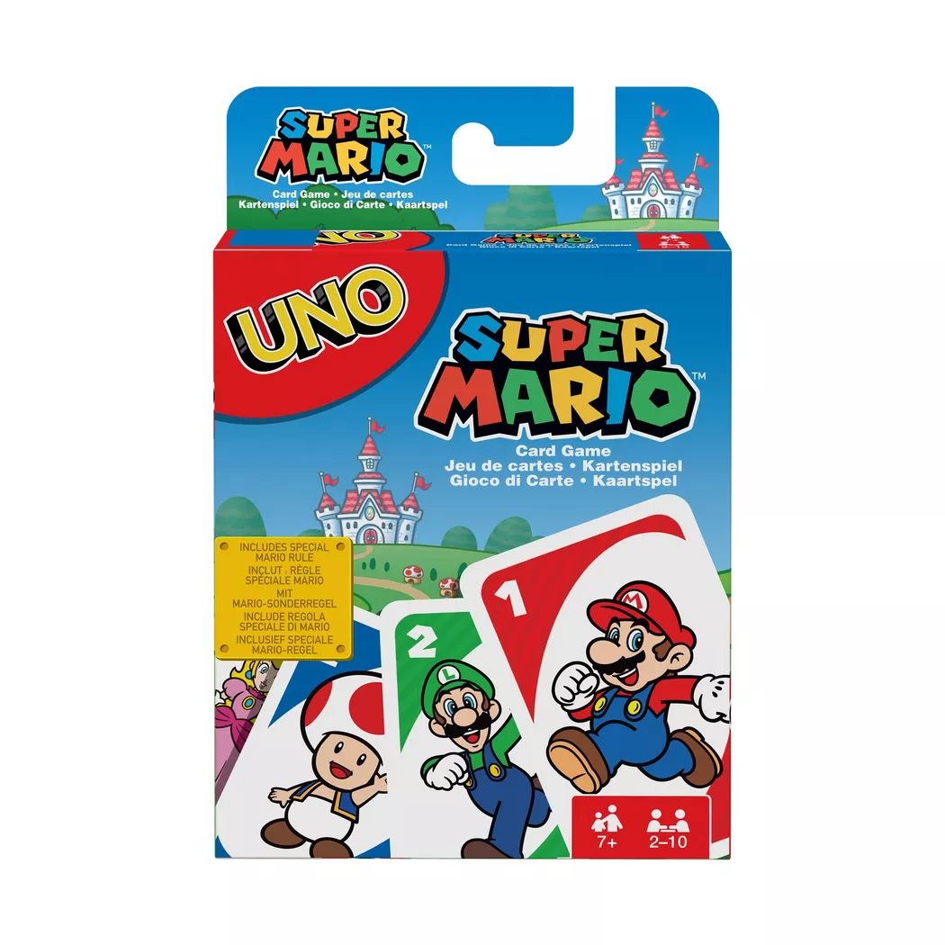 Mattel Games - Uno Super Mario, Multicolor