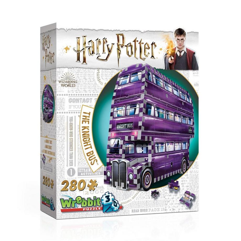 Wrebbit  3D Puzzle Harry Potter The Knight Bus, 280 Teile 