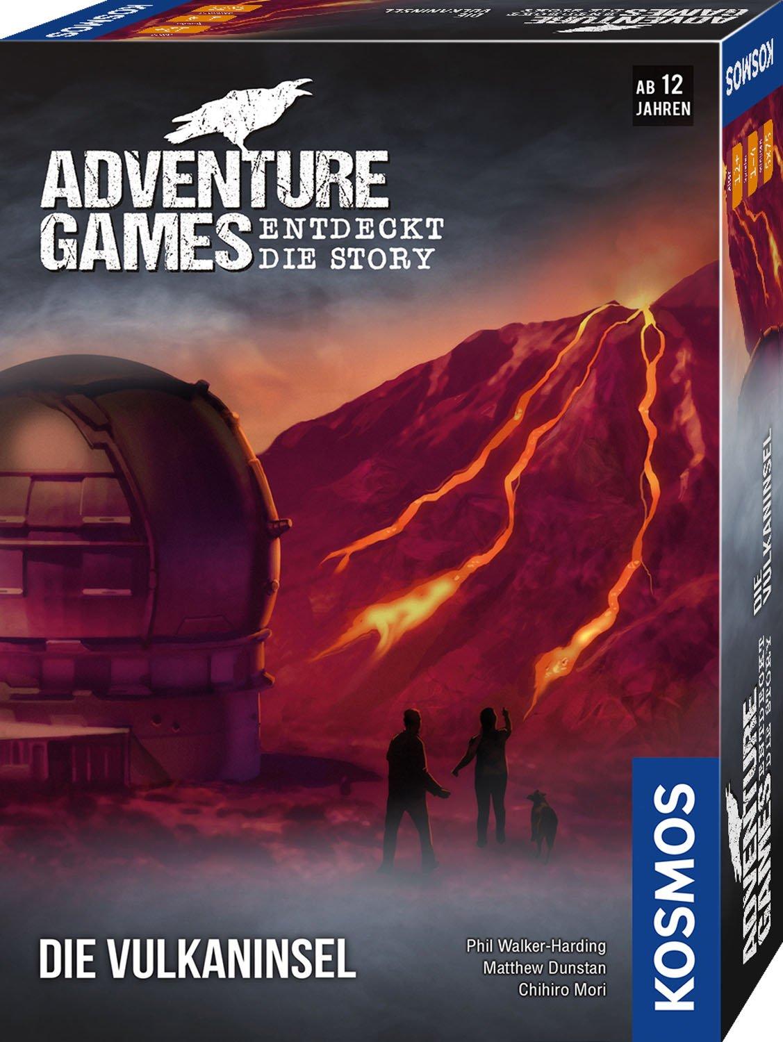 Image of KOSMOS Adventure Games, Die Vulkaninsel, Deutsch