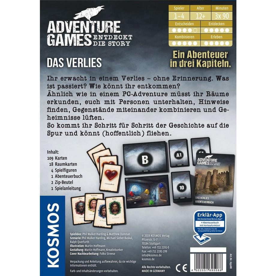 Kosmos  Adventure Games, Das Verlies, Deutsch 
