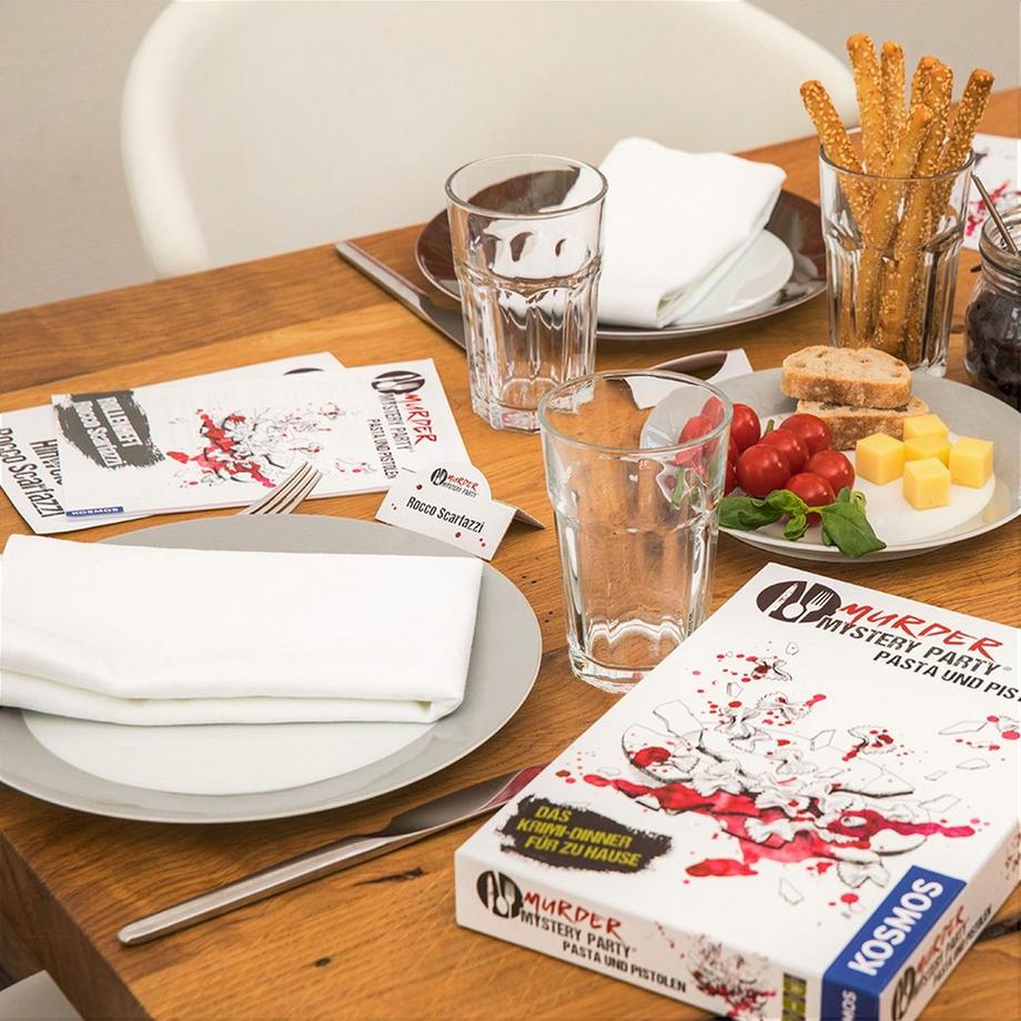 Kosmos  Murder Mystery Party, Pasta & Pistolen, Deutsch 