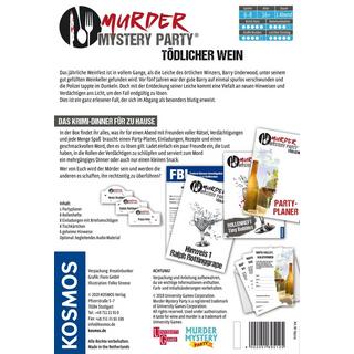 Kosmos  Murder Mystery Party, Tödlicher Wein, Deutsch 
