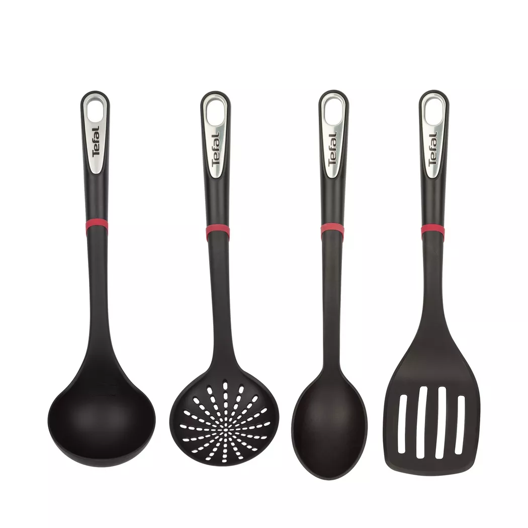 Tefal Kitchen Utensil Set Black