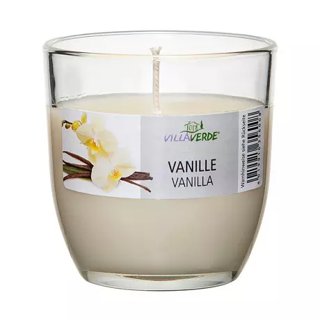 Villa Verde Duftkerze im Glas Vanille Vanilla