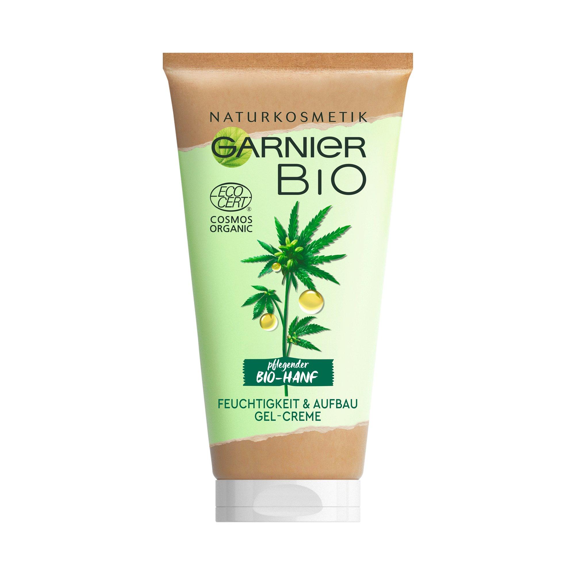 Image of GARNIER BIO Bio Hanf Feuchtigkeit & Aufbau Gel-Creme Für Alltagsgestresste Haut - 50ml