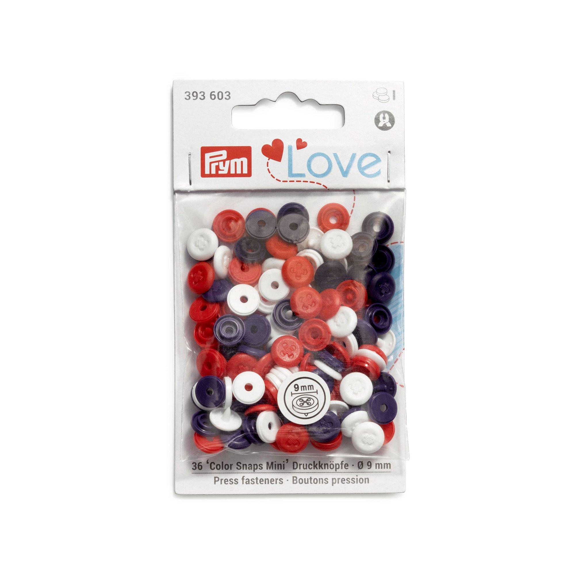Prym Anneau de fil Love Color Snaps Mini 