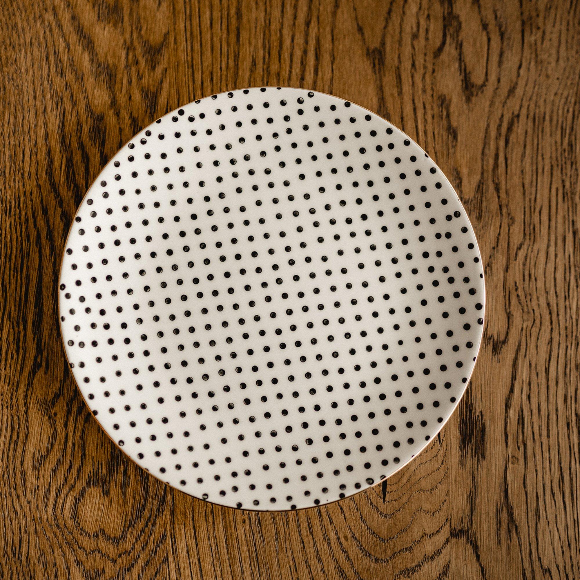 Kadastar Assiette à fondue fromage Metropolitan\nDOTS 