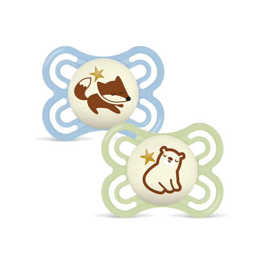 MAM Mam Perfekt Night Duo Ciuccio, modelli assortiti 