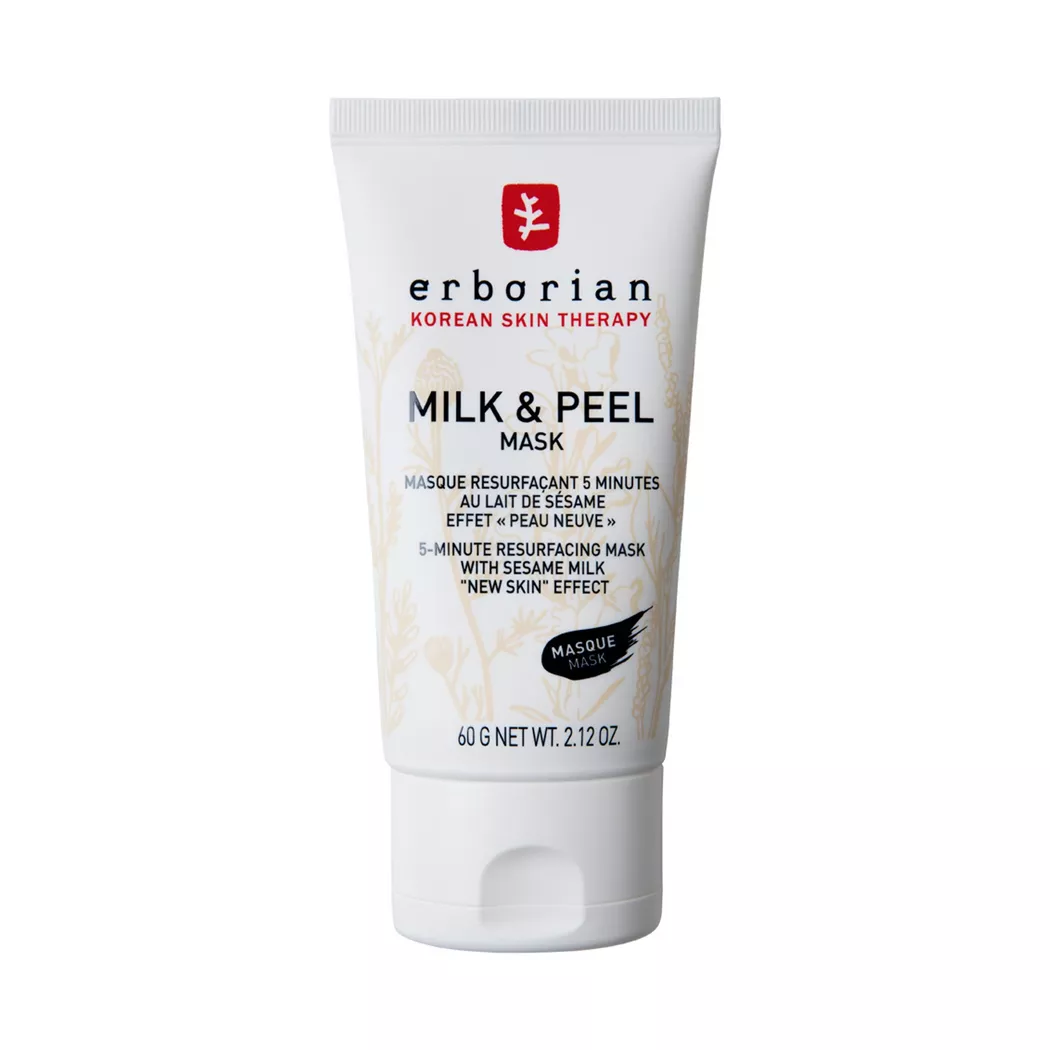 Erborian Milk & Peel Masque Resurfaçant 5 Minutes au Lait de Sésame 60 g - Tube 60 g