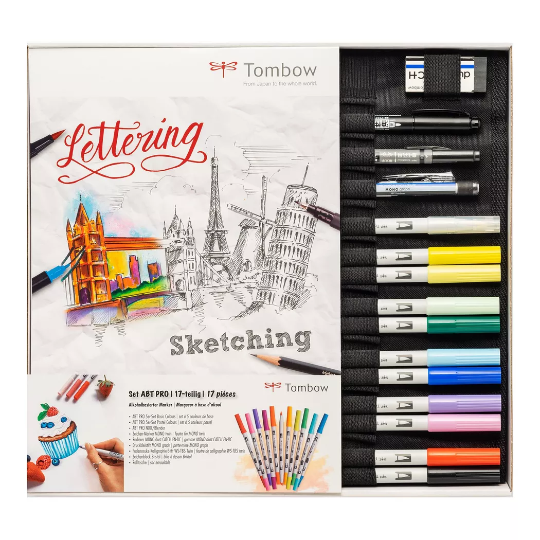 Tombow - Filzstifte Brush, Multicolor