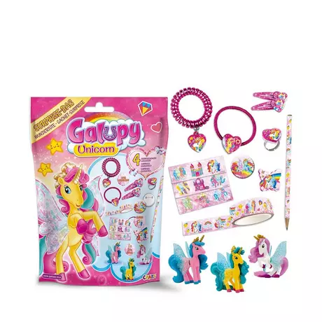 CRAZE Unicorn Surprise Bag Pochette Petits Fournitures Scolaire Licorne  Fille Cadeau Anniversaire Enfant 12376, Multicolore : : Jeux vidéo