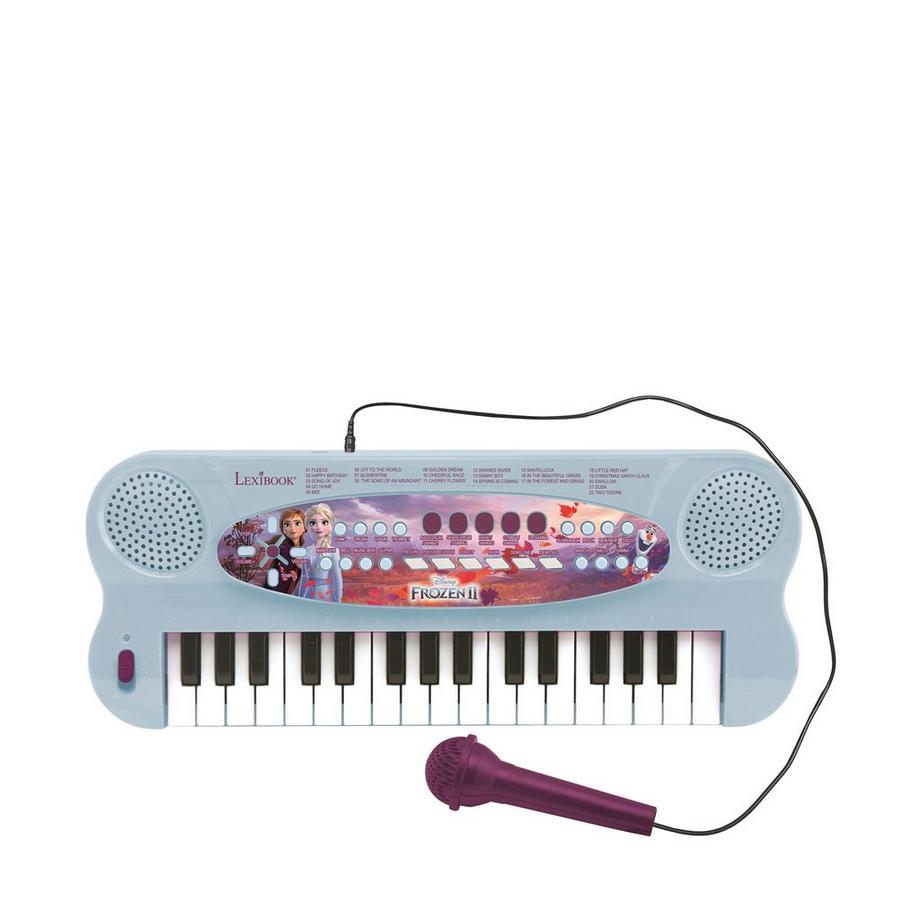 Lexibook  Disney Frozen II, Tastiera Con Microfono 