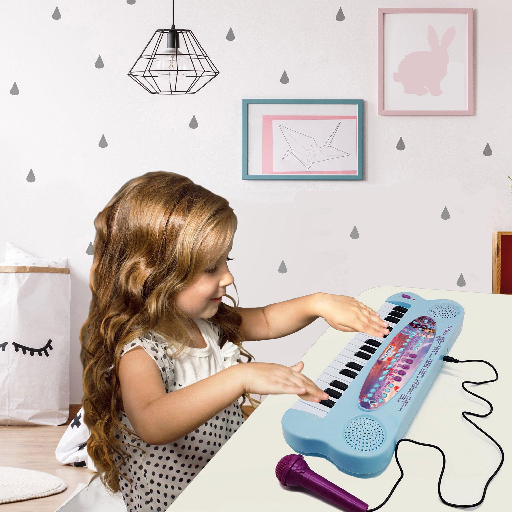 Lexibook  Disney Frozen II, Tastiera Con Microfono 