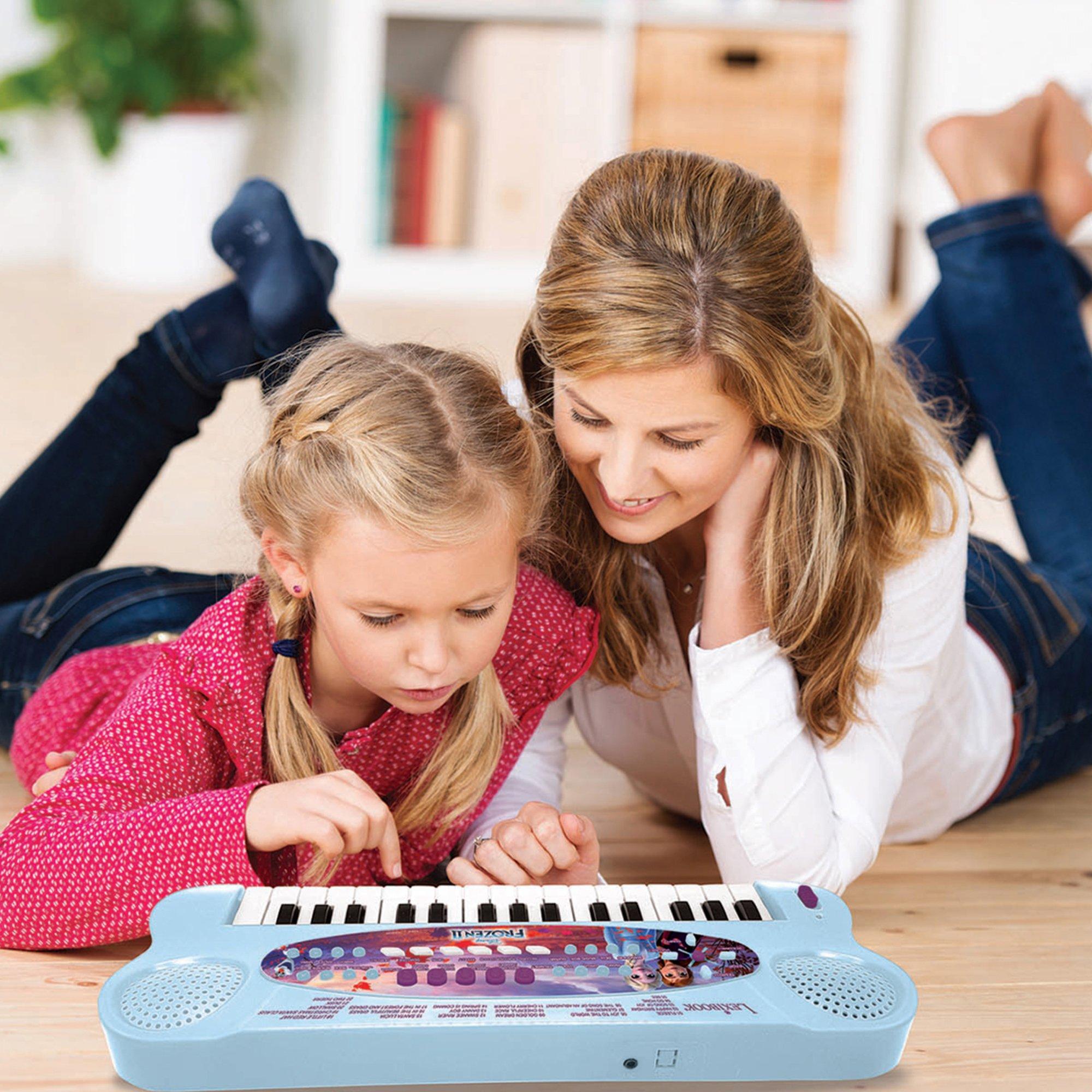 Lexibook  Disney Frozen II, Clavier Avec Micro 