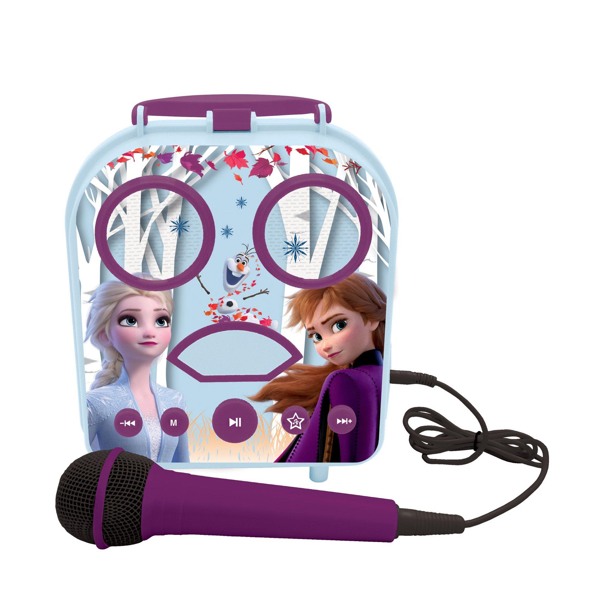 Lexibook  Disney Frozen II, Mein Tragbarer Lautsprecher Mit Geheimfach 