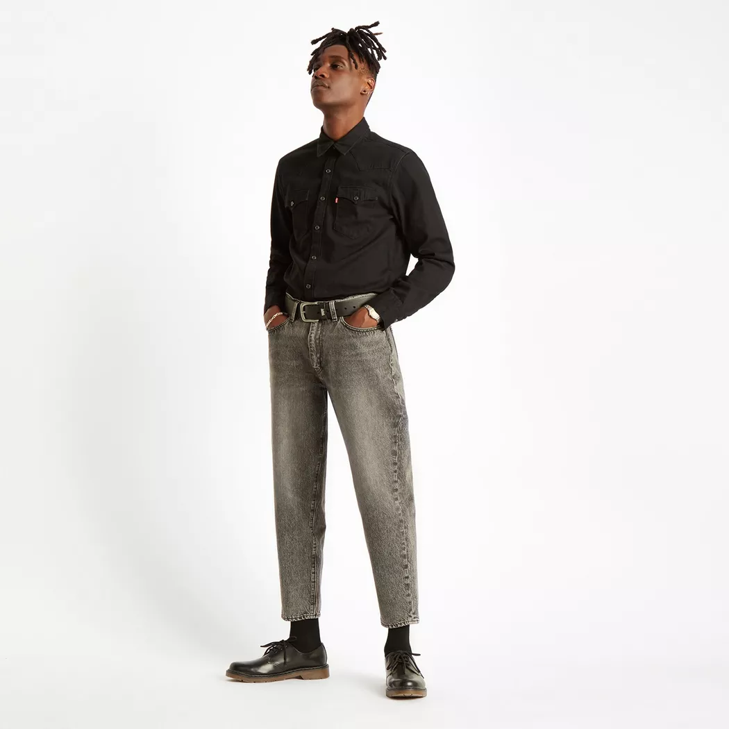 Levi´s ® Chemise à Manches Longues Barstow Western Standard Marble Black Denim XL Homme