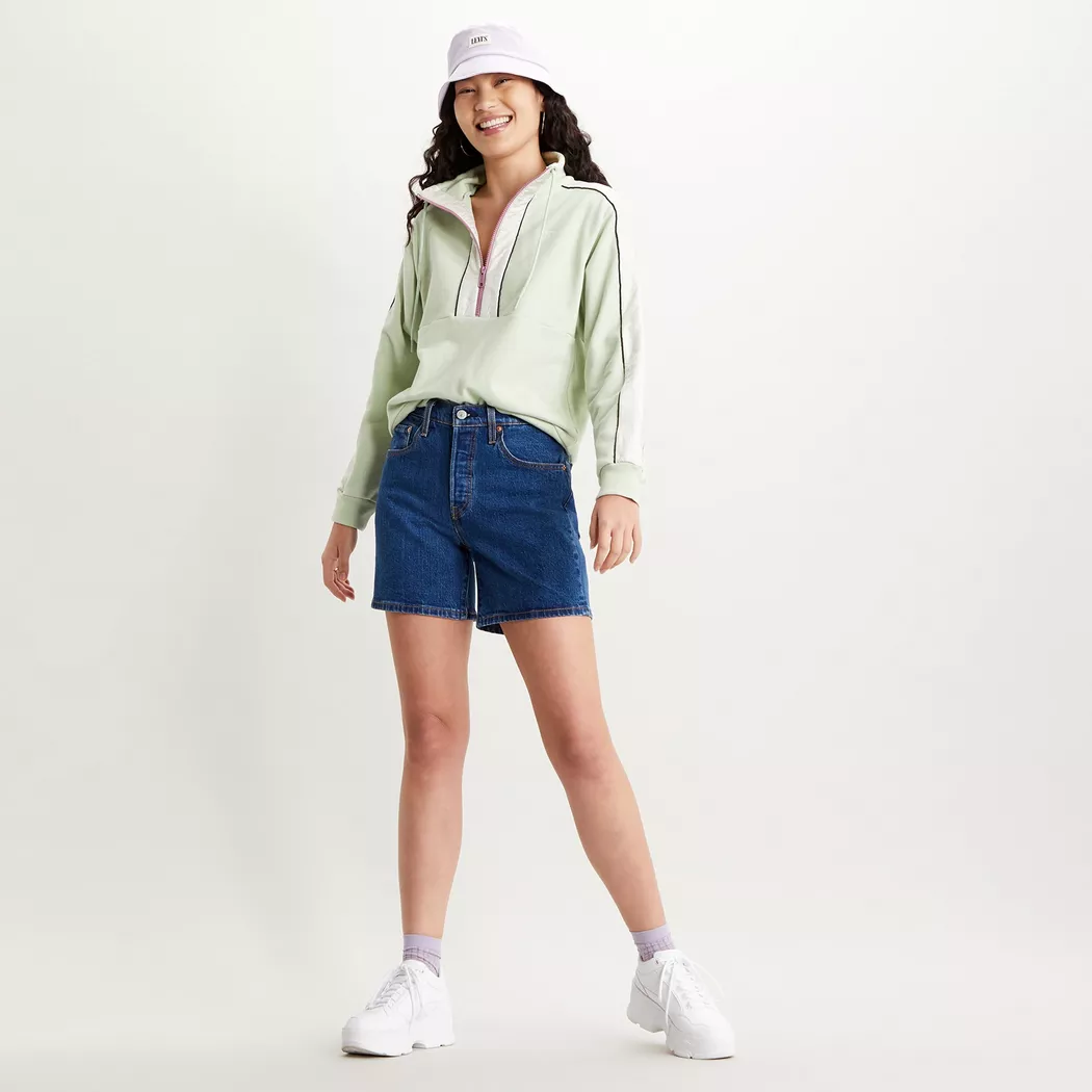 Levi´s ® Short En Jean 501™ Mid Thigh Charleston Shadow 27 Femme