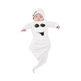 smiffys  Geist, Einteiler und Hut, Kostüm für Babys  