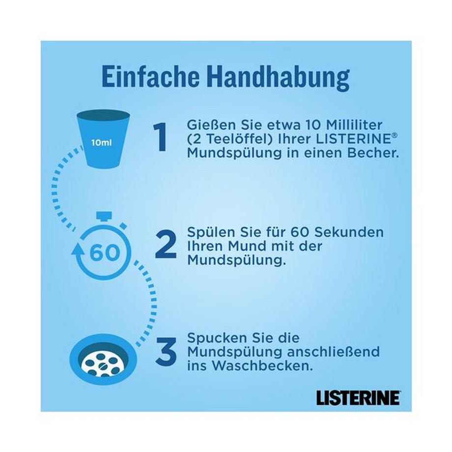 LISTERINE Advanced White - Mild Taste Mundspülung Advanced White Mild 