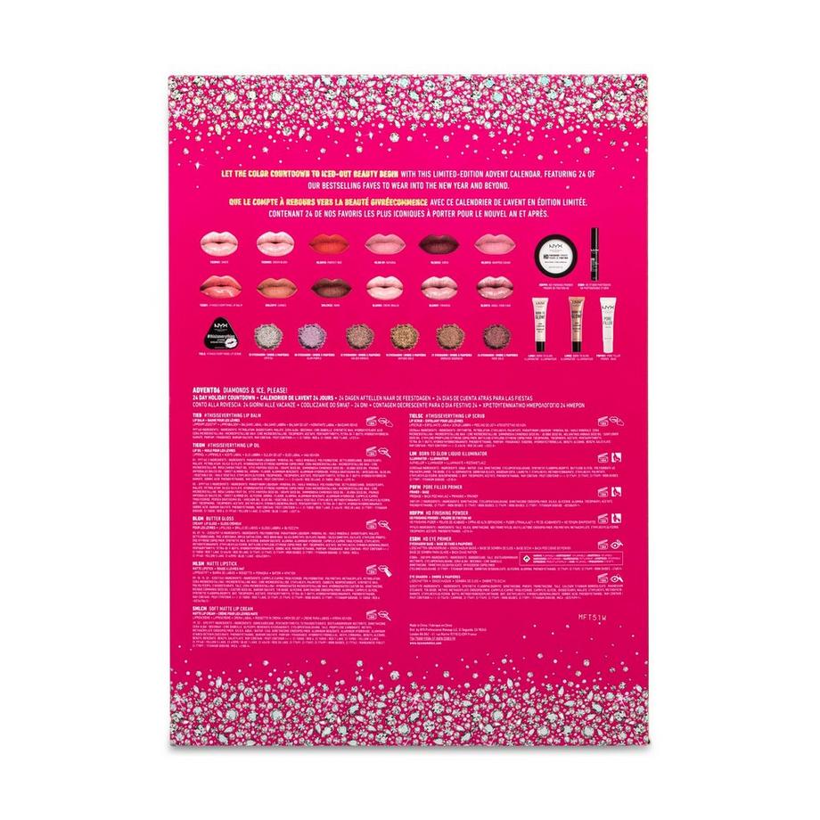 NYX-PROFESSIONAL-MAKEUP  24 DAY HOLIDAY COUNTDOWN NYX DIAMONDS & ICE ADVENT CALE 