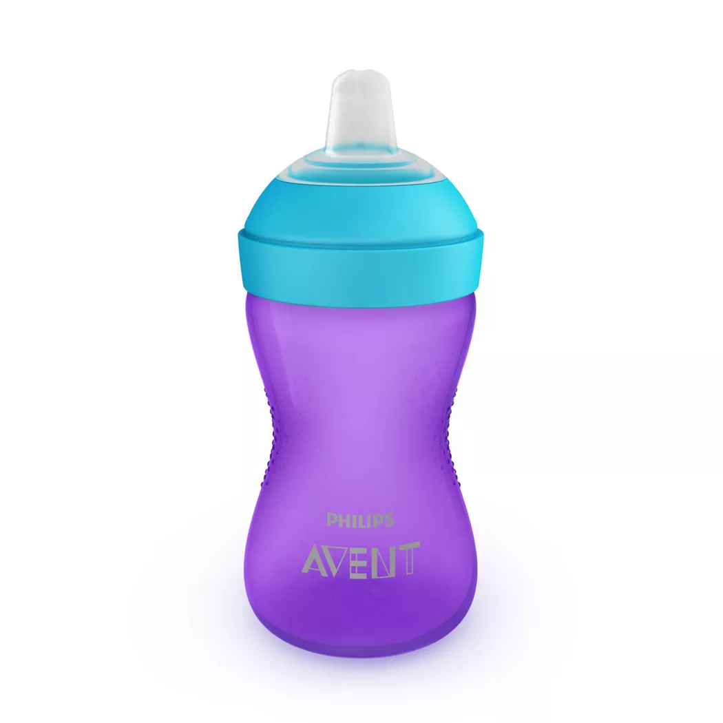 Avent - Trinklernflasche, 9M, Violett