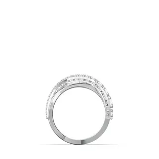 SWAROVSKI TWIST Ring Silber