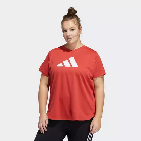 adidas PLUS BOS Logo T-Shirt Rot