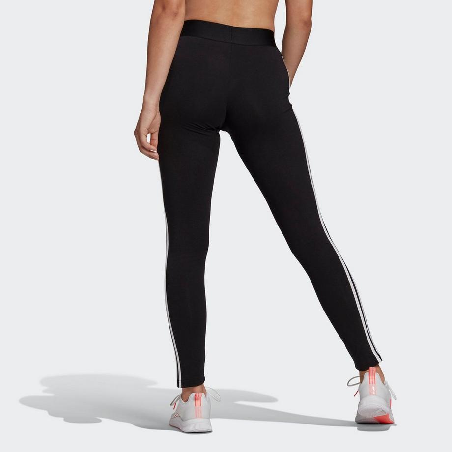 adidas 3S LEG BLACK/WHITE Lange Sport Tights 