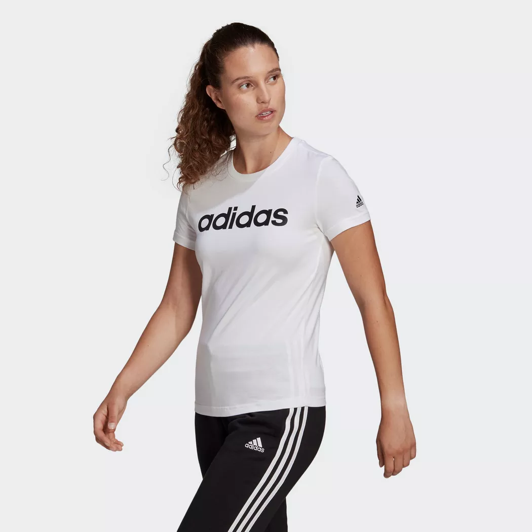 adidas - T-Shirt, Lin, L, Weiss