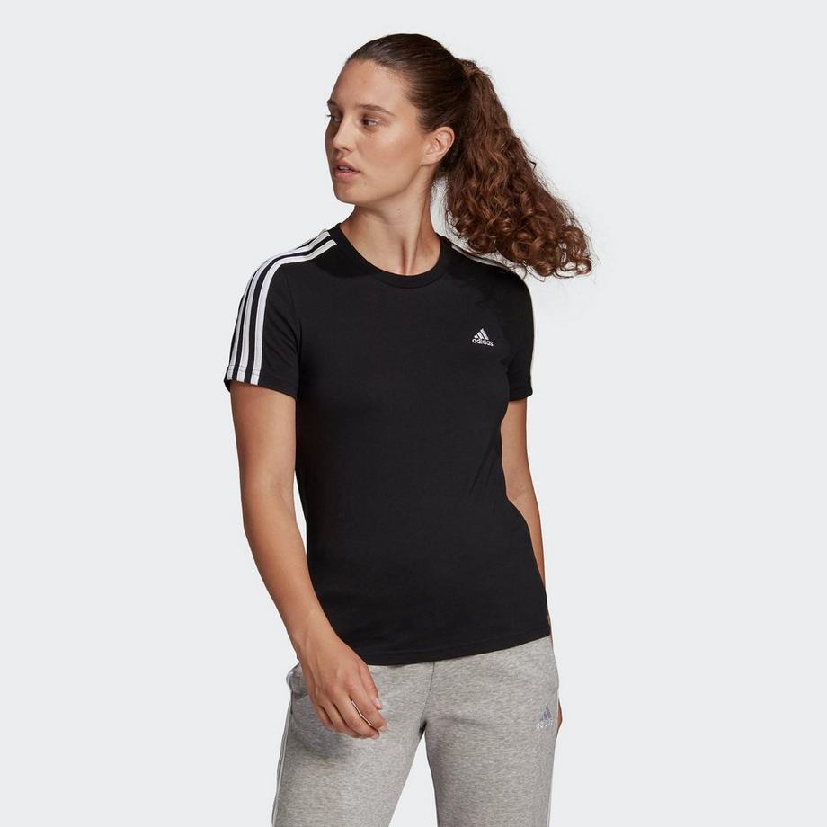 adidas 3S T BLACK/WHITE T-Shirt 