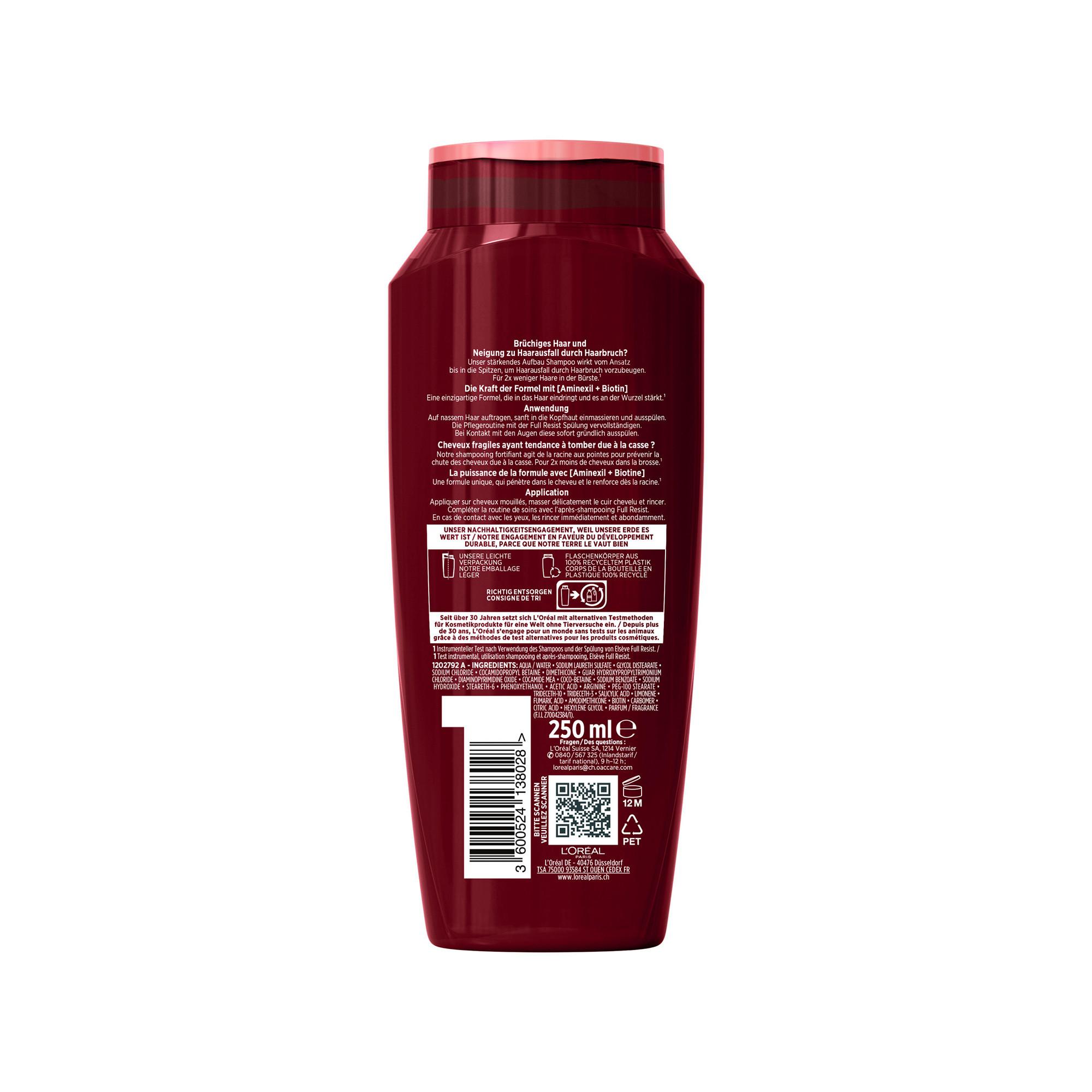 L'Oréal Paris Resist power Booster Full Resist : Shampoo Booster di Forza 