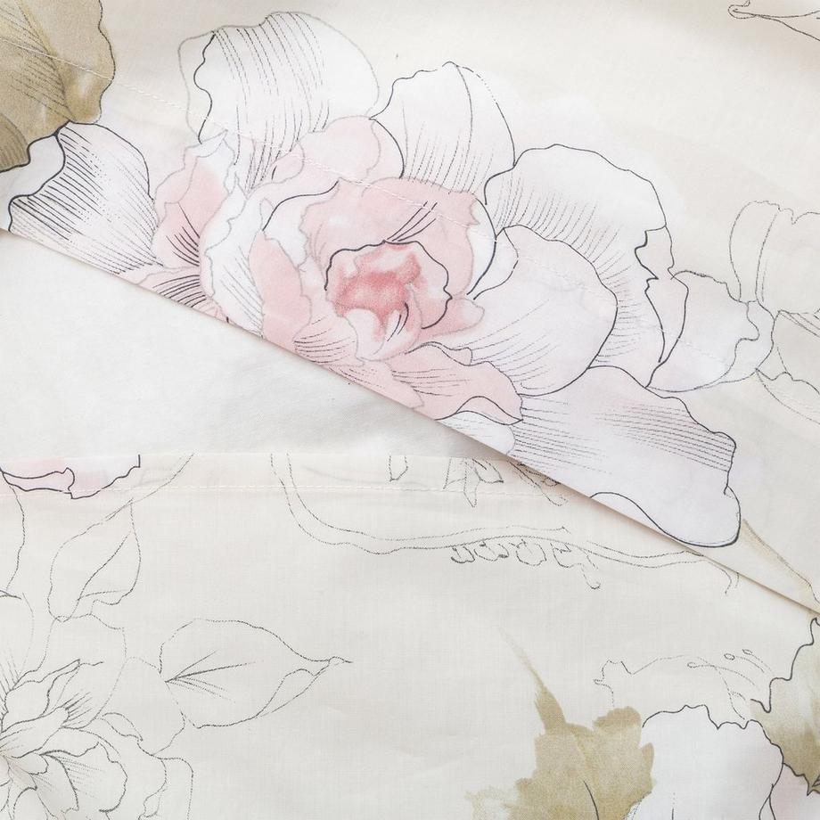 FAZZINI Sharazad Taie d'oreiller Fleurie Paisley  