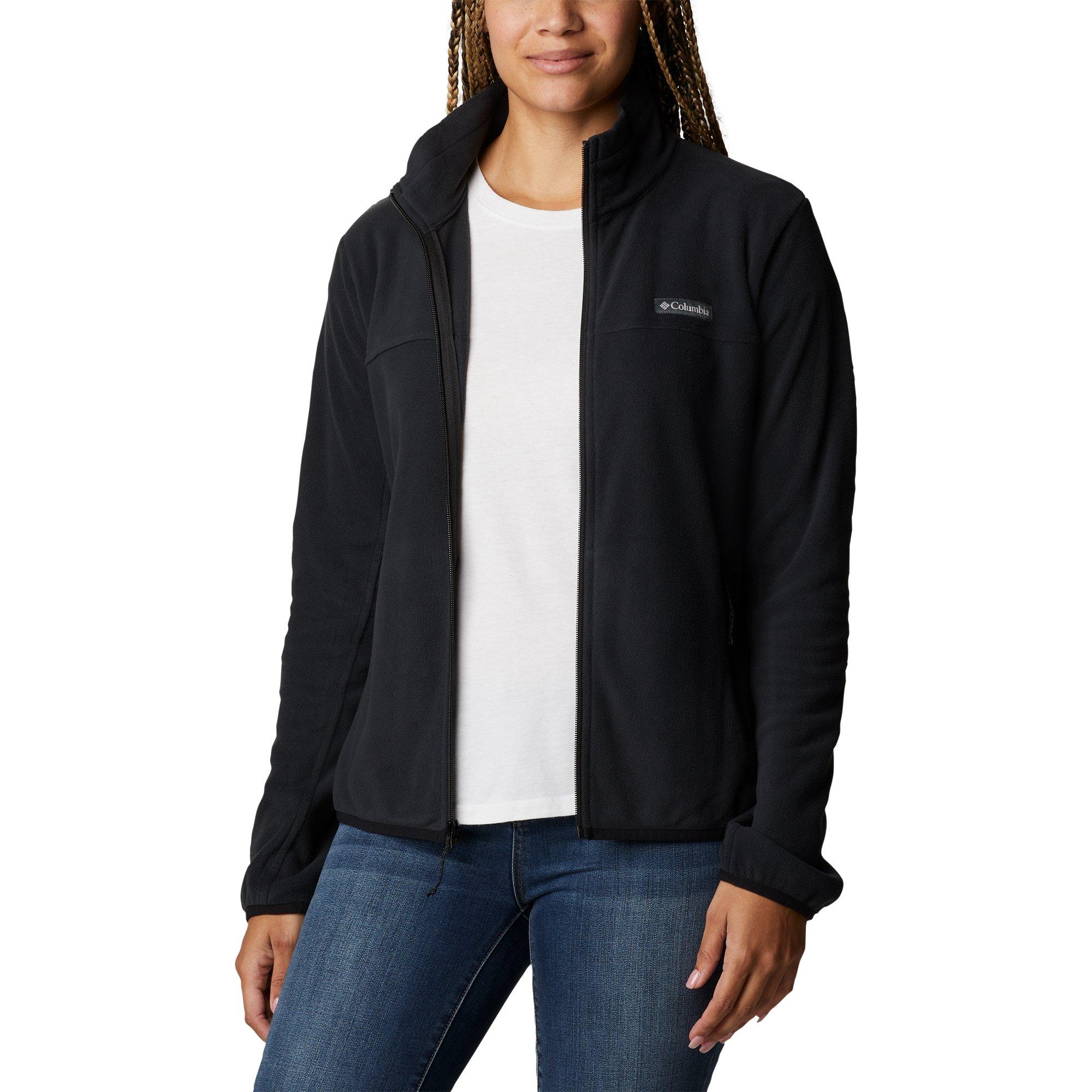 Image of Fleecejacke Ohne Kapuze Damen Black L