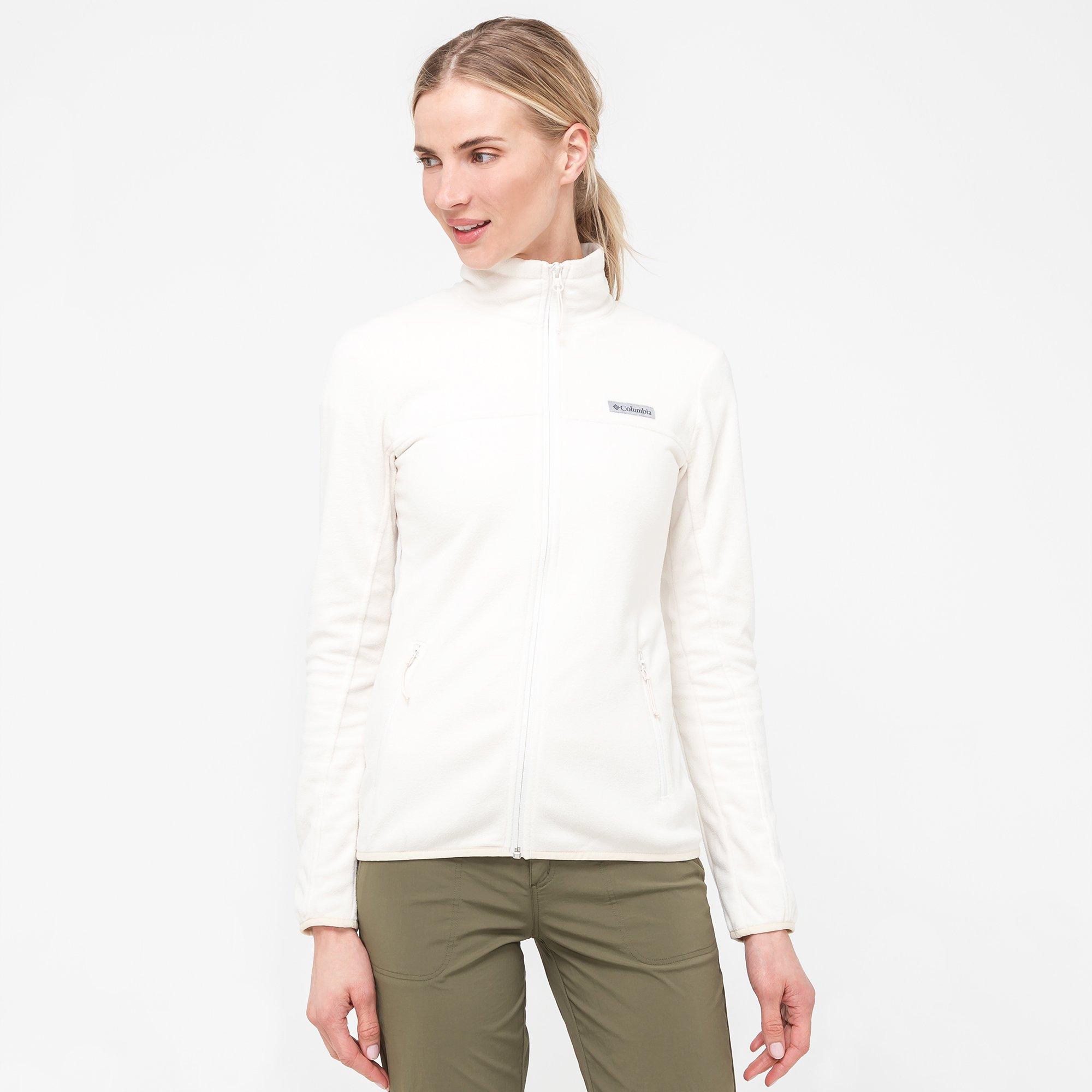 Image of Fleecejacke Ohne Kapuze Damen Ecru M