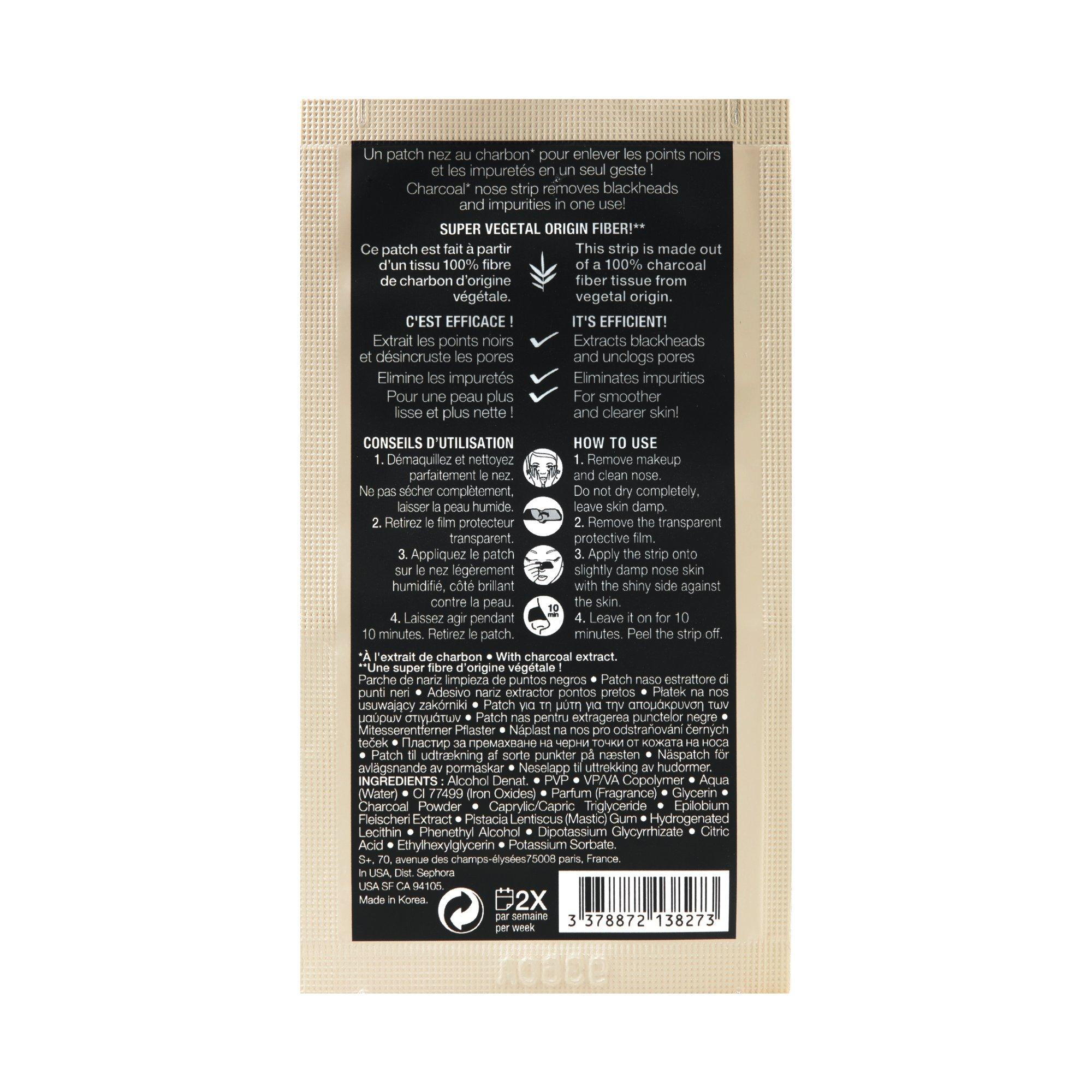 SEPHORA CHARCOAL Charcoal Nose Patches - Single Purifying  