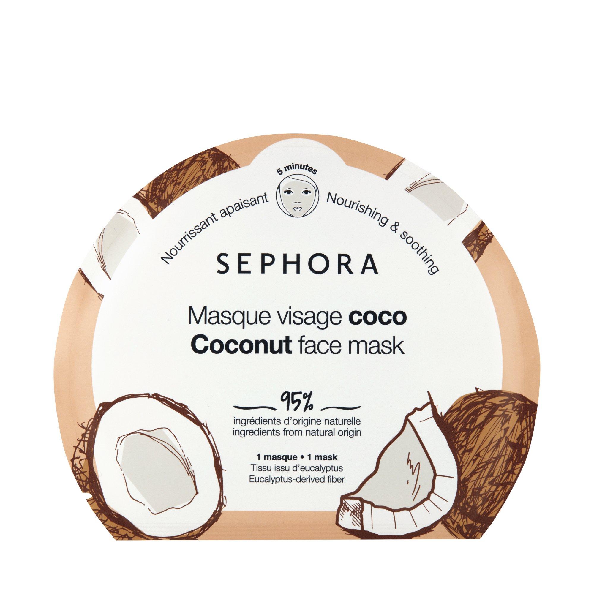 Image of SEPHORA Face Masks - Coconut Nourishing & Soothing - 1 pezzo