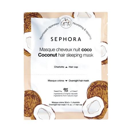 SEPHORA COLORFUL HAIR MASK Hair Sleeping Masks - Coconut Nourishing & Repairing  