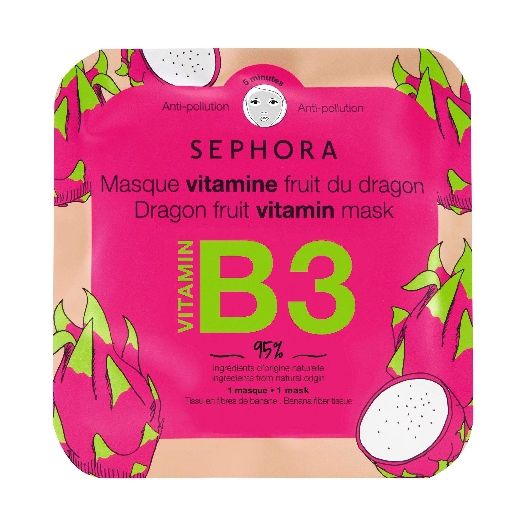 Image of Vitamin Face Masks - Dragon Fruit Anti-pollution Damen 1 pezzo