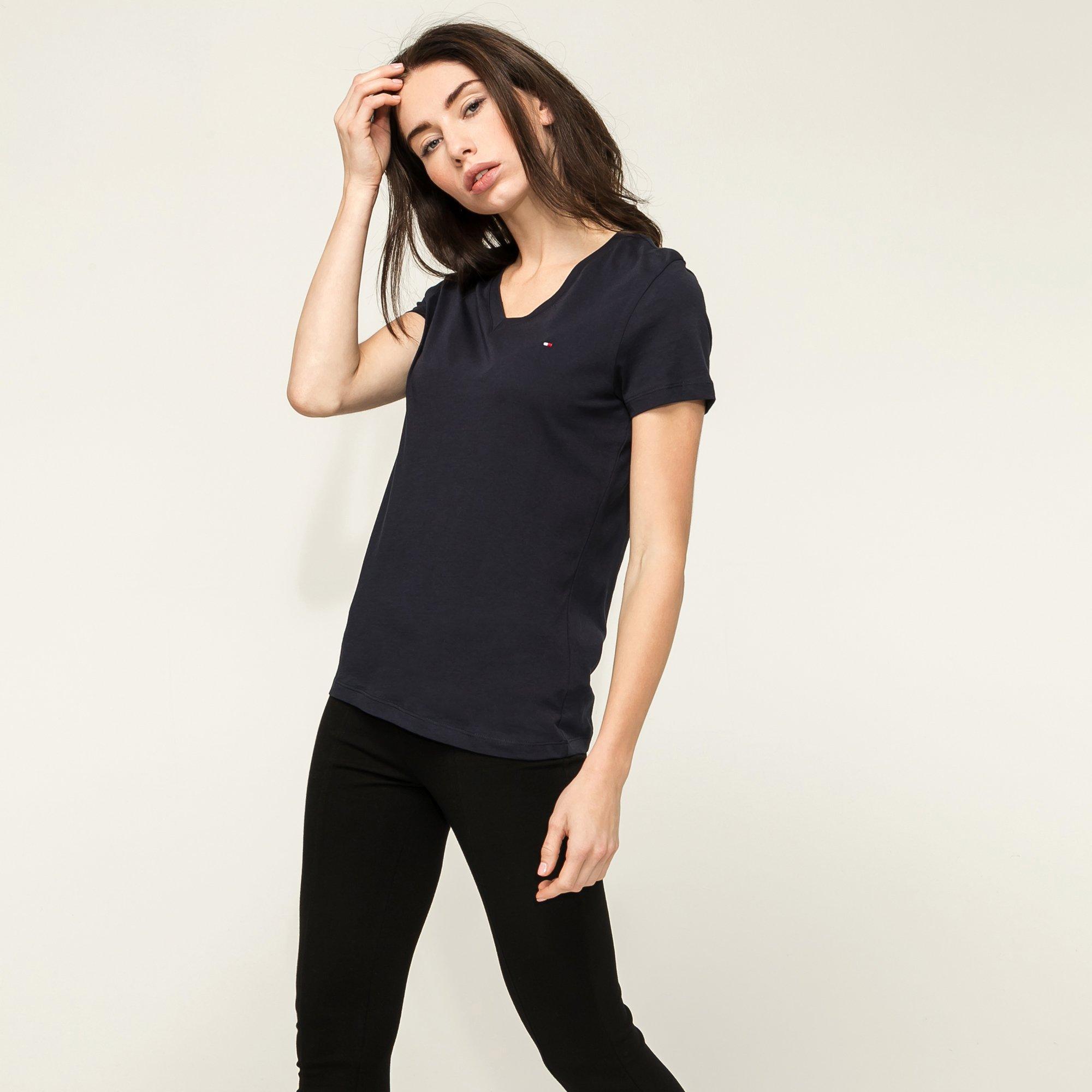 Image of T-shirt Damen Nachtblau XL