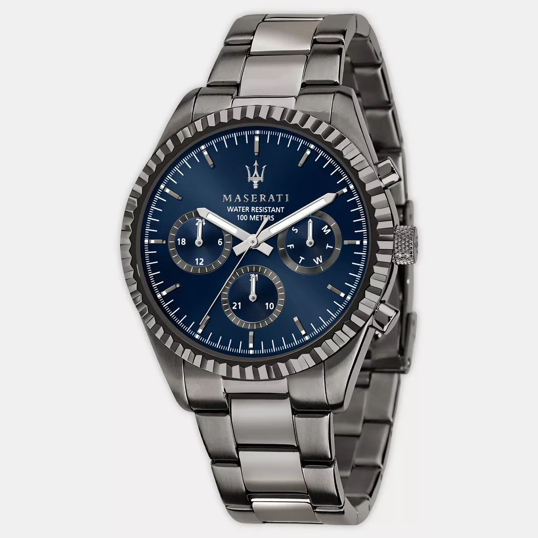 Maserati - Chronograph Uhr, Competizione, 43mm, Grau