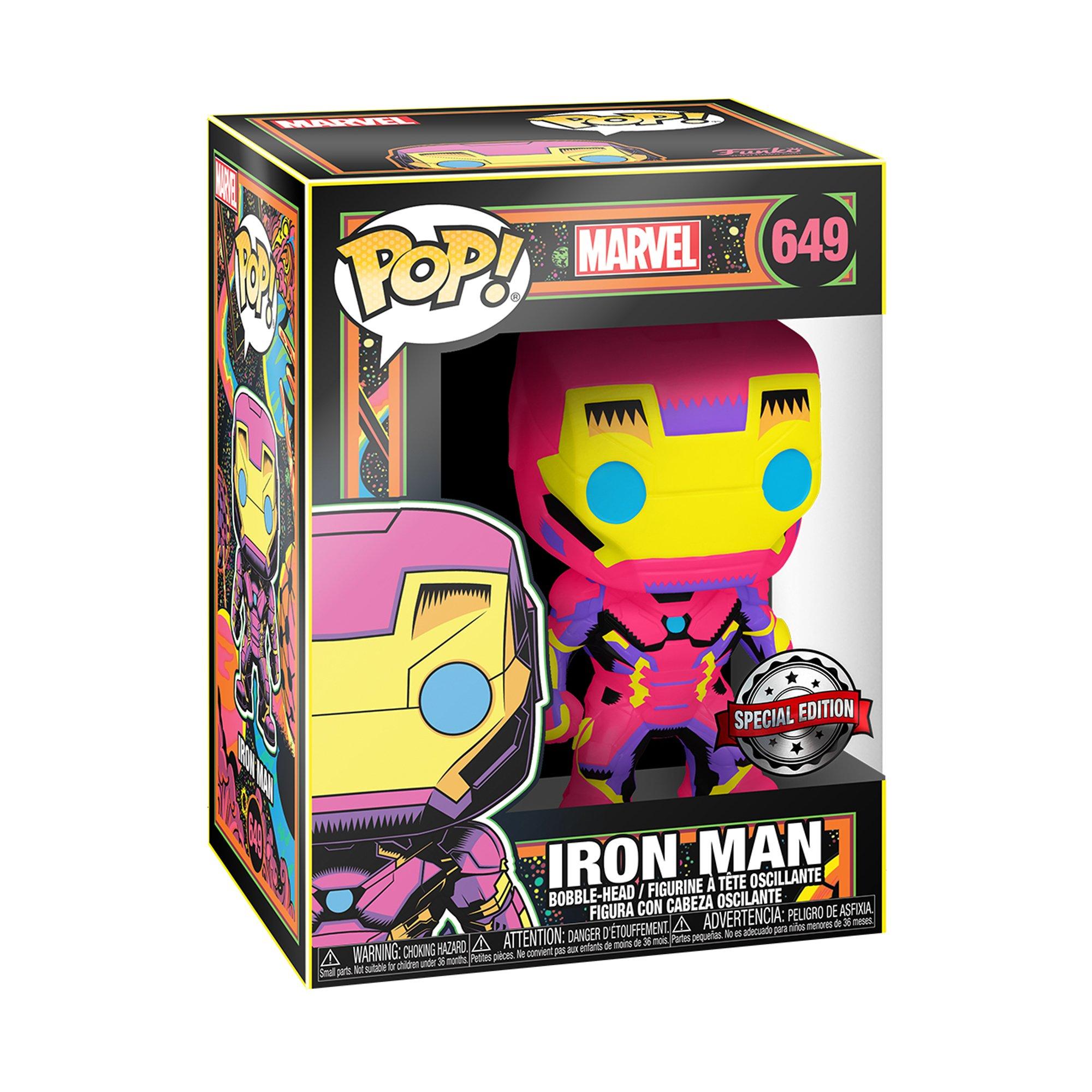 Image of Marvel Black Light, Iron Man Unisex Multicolor