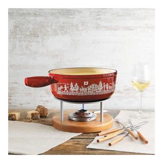 KUHN RIKON Set per fondue formaggio Alpweide 