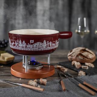 KUHN RIKON Set per fondue formaggio Alpweide 