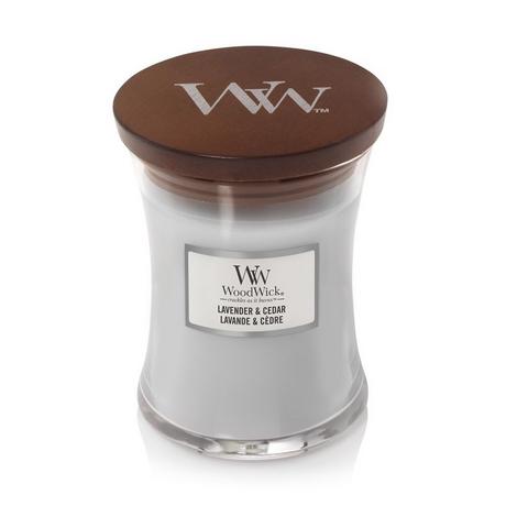 WoodWick Bougie parfumée Lavender & Cedar 