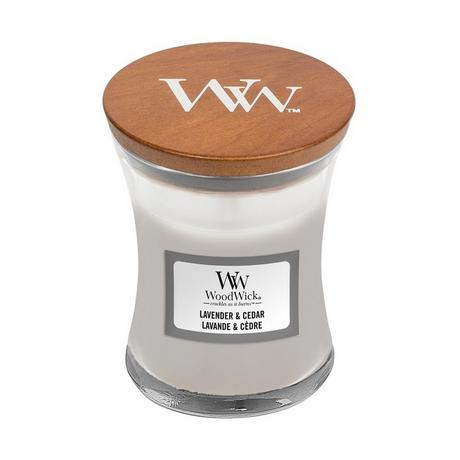 WoodWick Candela profumata Lavender & Cedar 