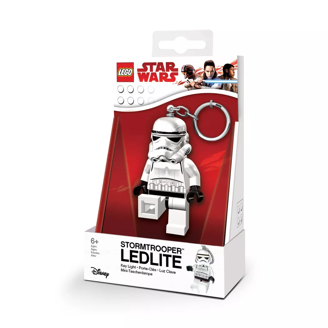 LEGO® - Star Wars Stormtrooper Schlüsselanhänger mit Taschenlampe, Multicolor